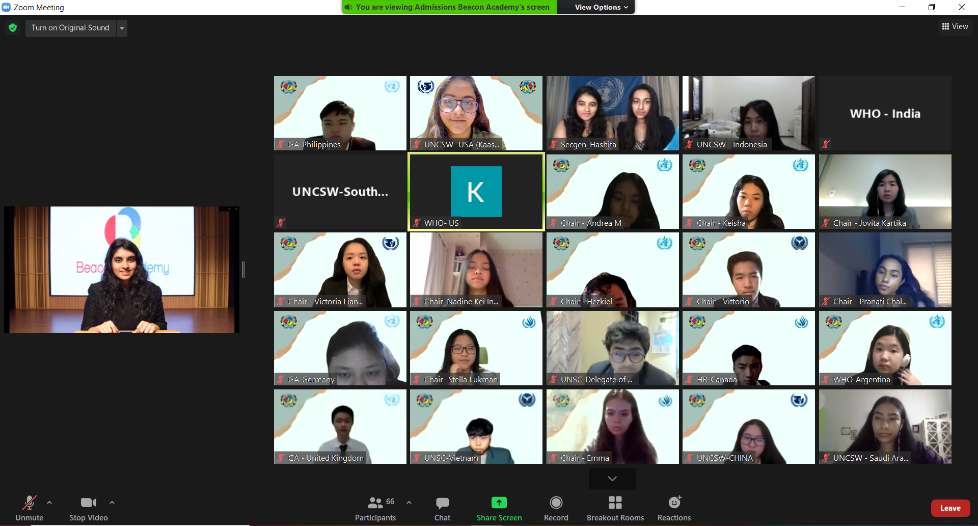 BA-MUN (Beacon Academy Model United Nations 